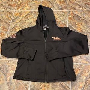 Harley-Davidson Black Zip-Up Hoodie